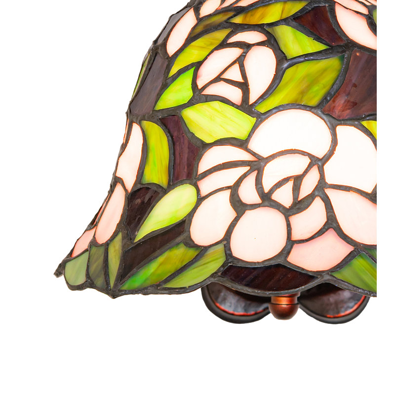 8" Wide Begonia Wall Sconce