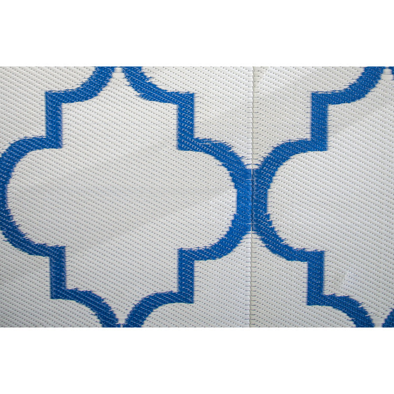 Chill Champagne Extra Large Picnic Blanket, 1cm H x 270cm W x 350cm D, Blue/White