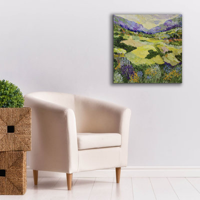 «Cool Grass» par Allan Friedlander, art mural sur toile, 26 po x 26 po
