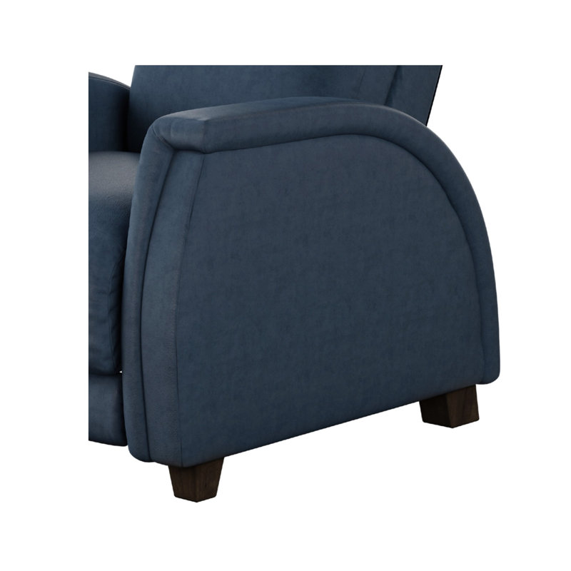 Fauteuil inclinable en cuir Venus Zero Gravity, Bleu