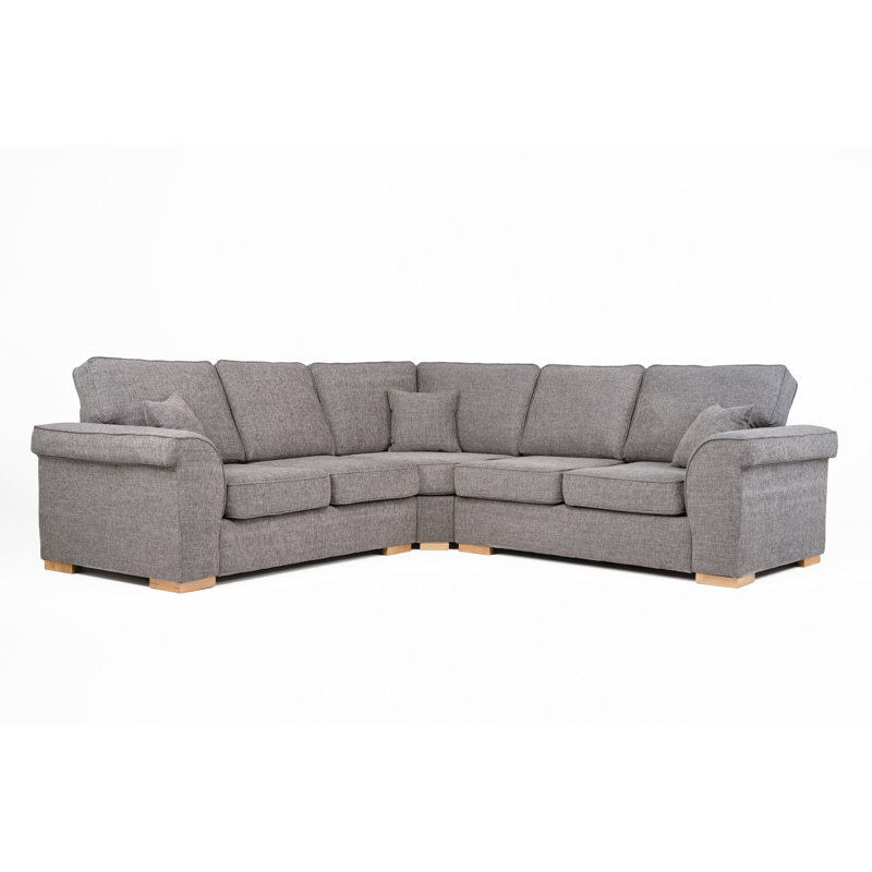 Picadilly Corner Sofa, Grey, Symmetrical