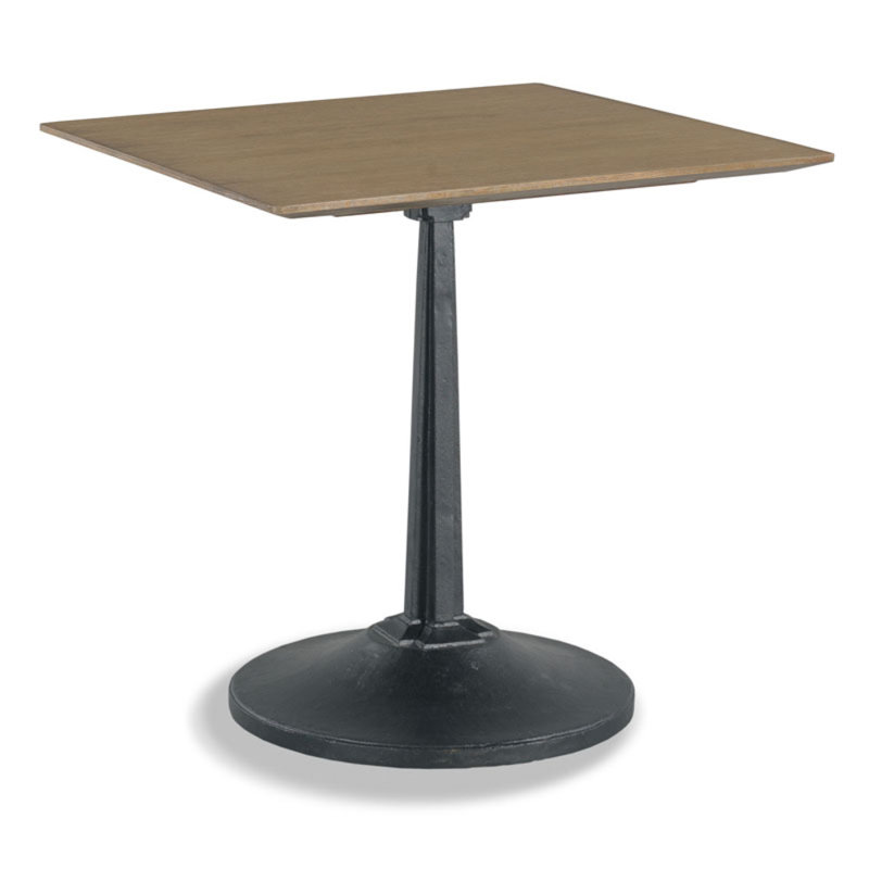 Table basse Winston, H 30 po x L 30 po x l 30 po, Noir, Bois