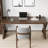 Walnut Rectangular Solid Wood Writing desk-239951219