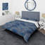 Blue Modern Maze IV - Ensemble de housse de couette moderne-109144546