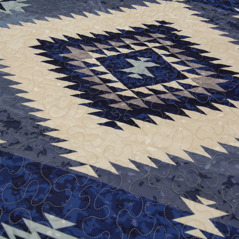 Donna Sharp Desert Hill 3PC Southwest King Quilt Set, King Quilt + 2 King Shams