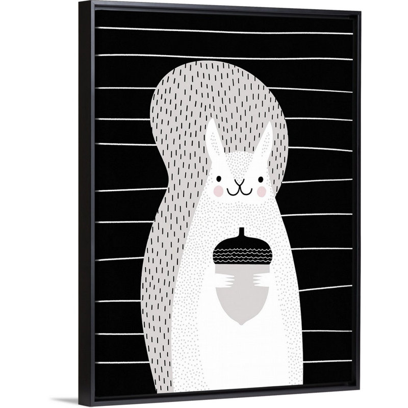 Art sur toile Shephard, Cadre flottant noir, H 40 po x l 30 po x P 1,75 po