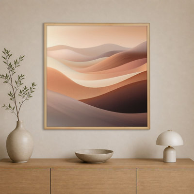 Peinture décorative sur toile encadrée