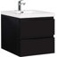 Meuble-lavabo mural 24 po avec lavabo et rangement mural moderne-106912601
