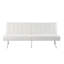 Canapé-lit futon simple 32,67 po Cnut, canapé-lit en similicuir, canapé-lit futon convertible avec pieds en métal-1148084103