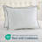 Goose Feather Down Blend Pillow With Organic Cotton Cover and Medium Comfort Bed Pillow-1144819319