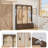 74.8" H 3-In-1 Hall Tree With Bench, Farmhouse Bench With 8 Retro Hooks And 3 Drawers, Rustic Entryway Coat Rack For Hallway, Entryway, Living Room, Dark Walnut-1727811843