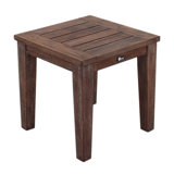 Johnie Square Eucalyptus Outdoor Side Table