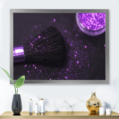 Purple Glitter Sparkle " Purple Glitter Sparkle " Painting Print