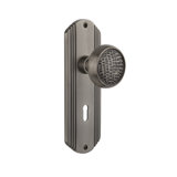 Deco Plate with Decorative Keyhole and Craftsman Door Knob