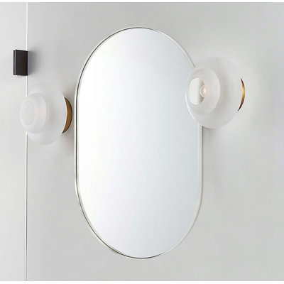 Metal Oval Mirror