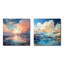 «Clouds Charm», ensemble de 2 collages carrés-1045640411-1045640412