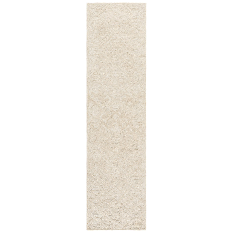 Harvest 117 Hand Woven Wool Pile Geometric Rug, Runner 2'3" x 9'