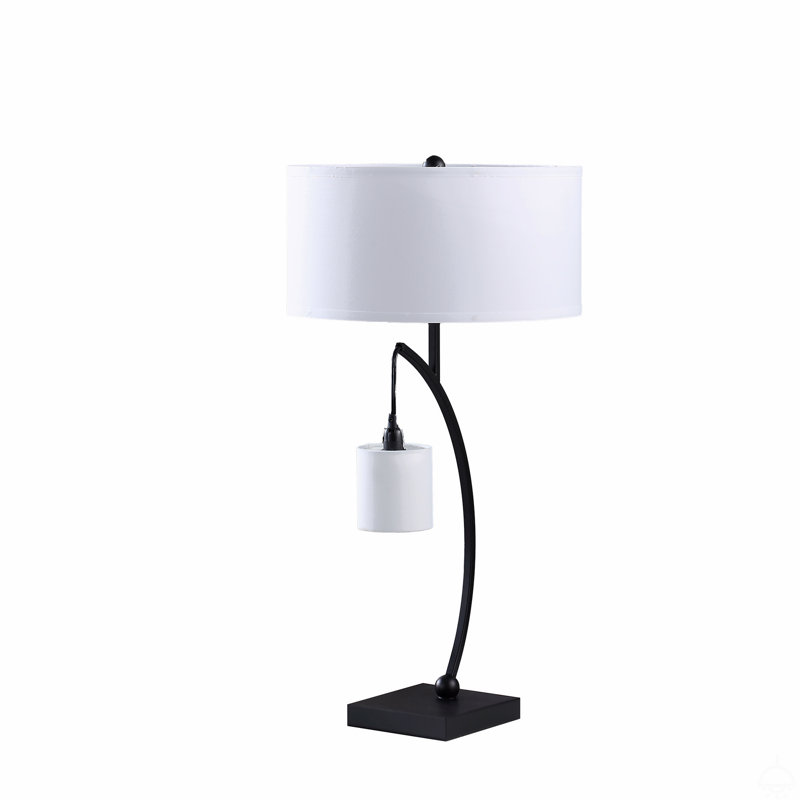 Lampe de table 28 po, Noir
