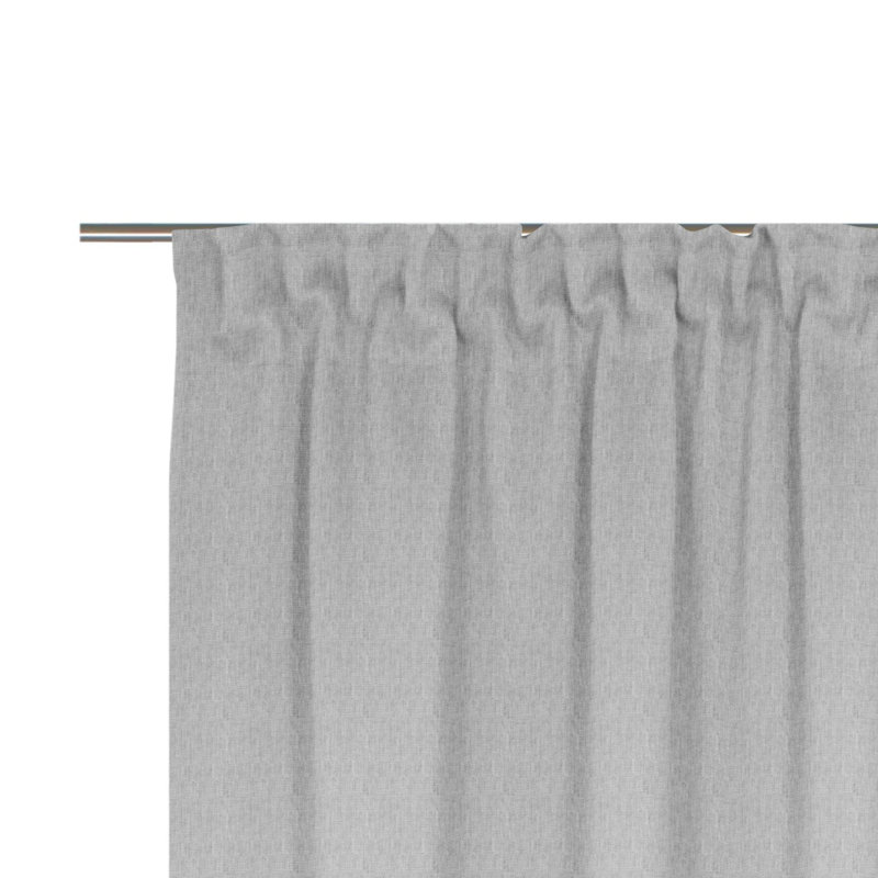 Sunday, multi -band scarf, semi -transparent, 142cm Width x 405cm Drop, Light Grey