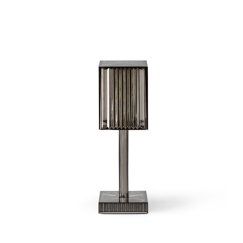 Gatsby Square Resin Table Lamp, Fume