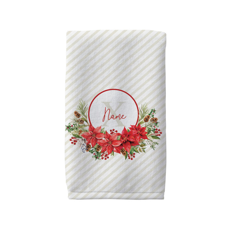 Beautiful Butterflies Hand Towel Name & Initial - Z