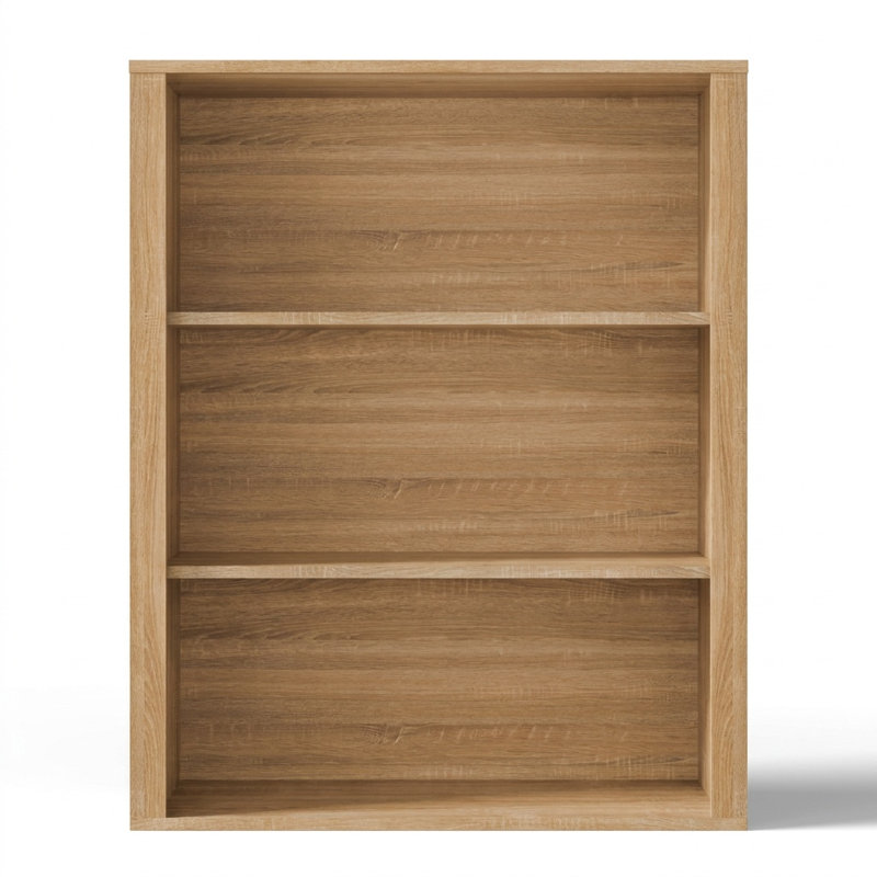 Étagère de rangement à 3 niveaux DIY Farmhouse, présentoir moderne pour salon, bureau, chambre à coucher, Brun