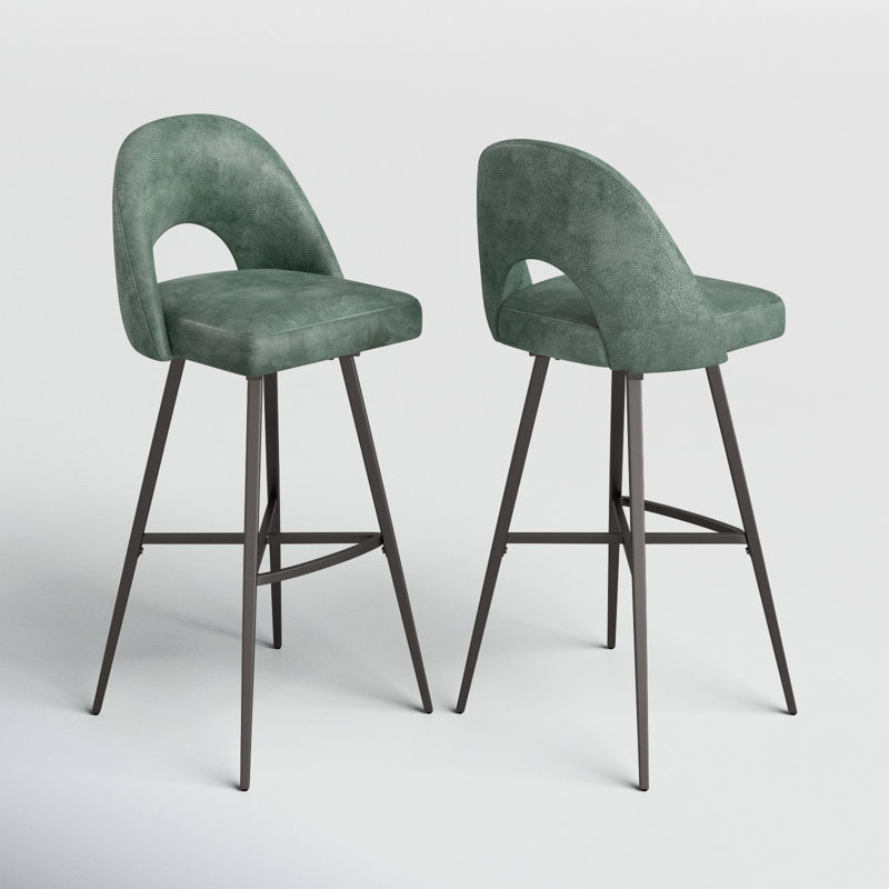 Sabine Counter Stool, Teal, Bar Stool  (30" Seat Height)