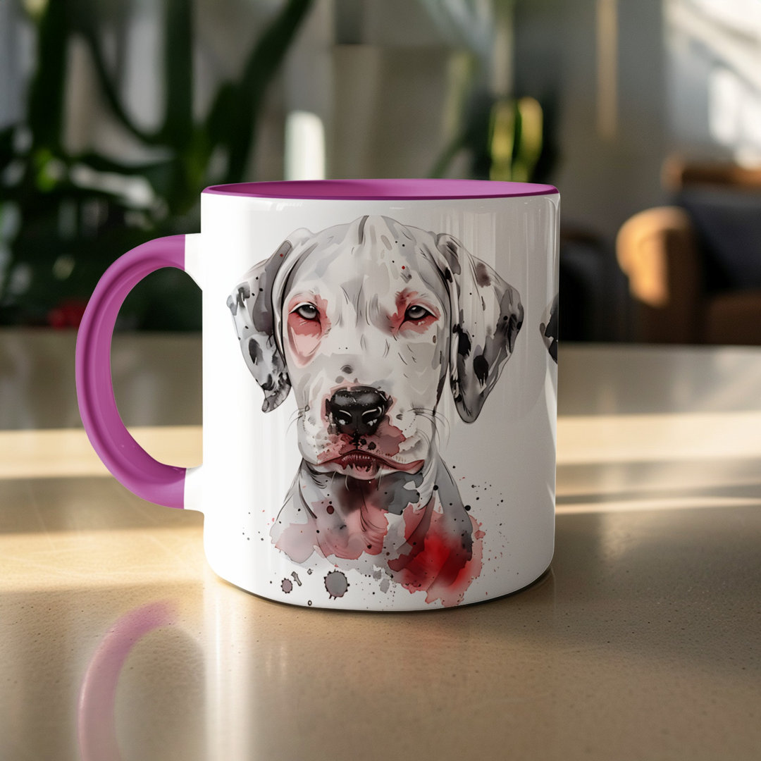 Watercolor Terrier Puppy Design 11oz Coffee Mug