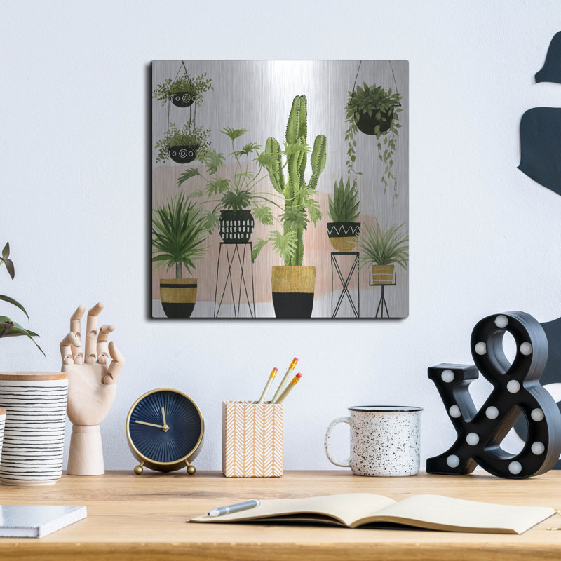 "Oasis d'intérieur I" par Grace Popp, H 12 po x l 12 po