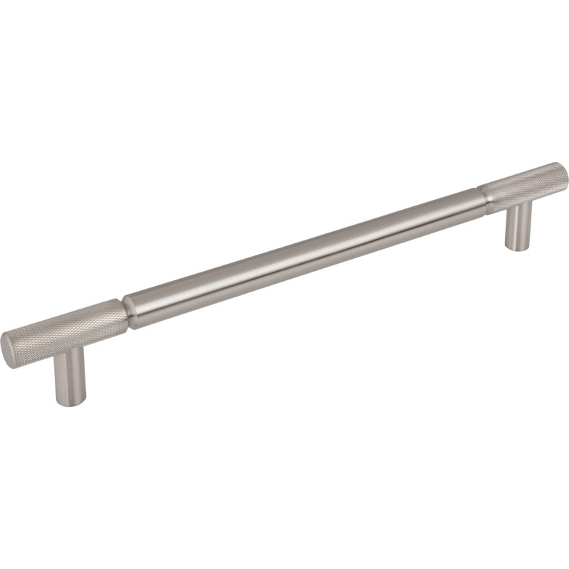 Prestwick Bar Appliance Pull, Brushed Satin Nickel, 12" Center To Center