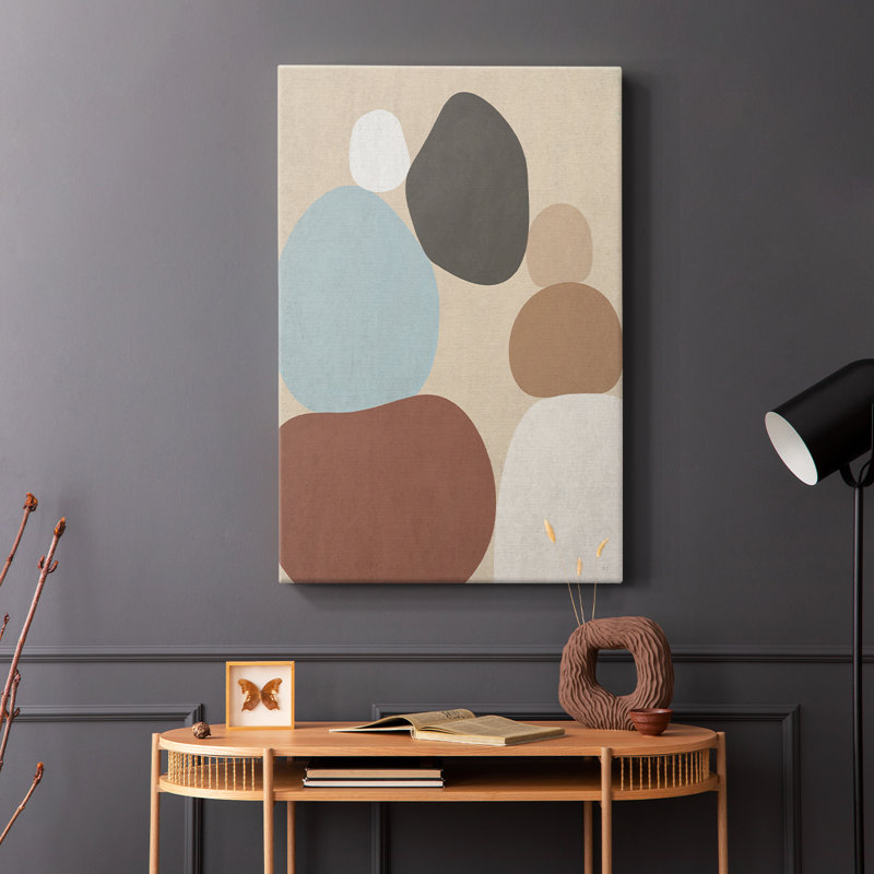 Stone Stacking -Gallery Wrapped Cavas, 12" H x 8" W