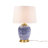 Blue Ceramic Ginger Jar Table Lamp