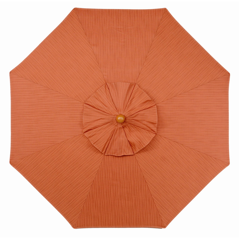 Oxford 72 in. W Octagonal Market Umbrella, Sunbrella Dupione Papaya