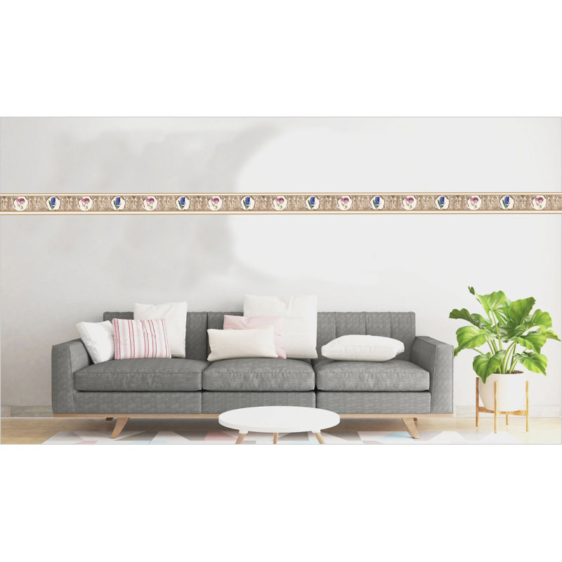 Peel & Stick Floral Border