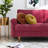 Marick Wide Velvet Round Arms Small Apartment Loveseat-1022826346-946205333