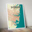 Sydney City Map - impression d'art graphique-31736729