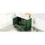 Rangement de salle de bain moderne 36 po, structure en pin massif, 3 tiroirs, lavabo en céramique, meuble-lavabo couleur, bois +, 1 porte, utilisation pratique-1426559256