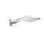 ShowerSolutions Square 2-Jet Showerhead 250 with Showerarm Trim-71600159-90864212