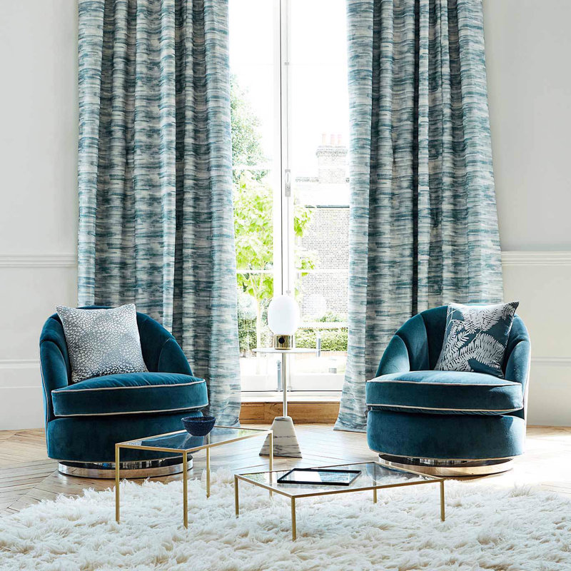 Glance Fabric, Blue