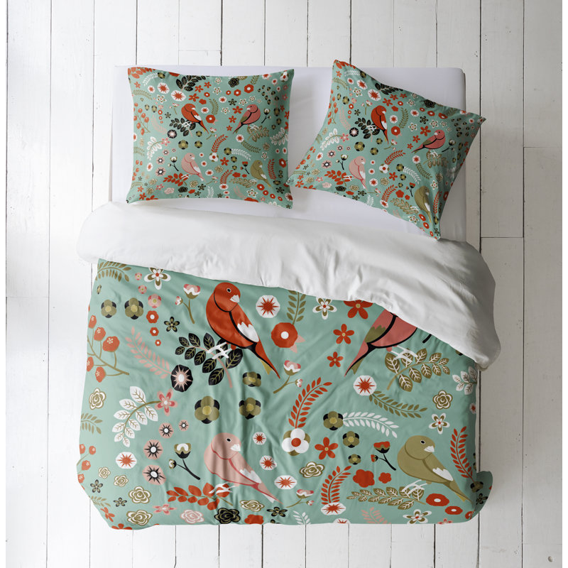Polka Dot Duvet Cover, King Duvet Cover + 2 King Shams