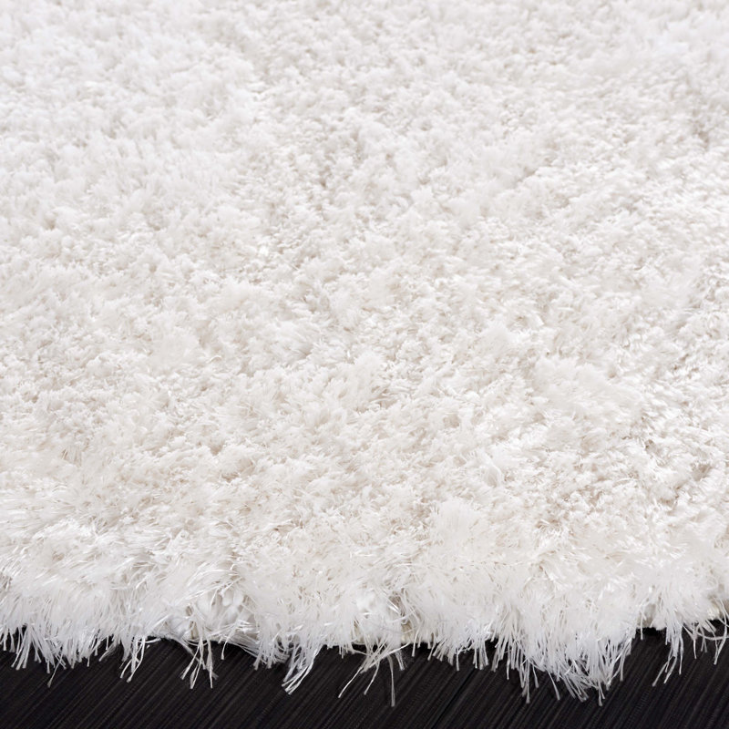 Dawid Performance Solid Color Rug, Round 6'7"