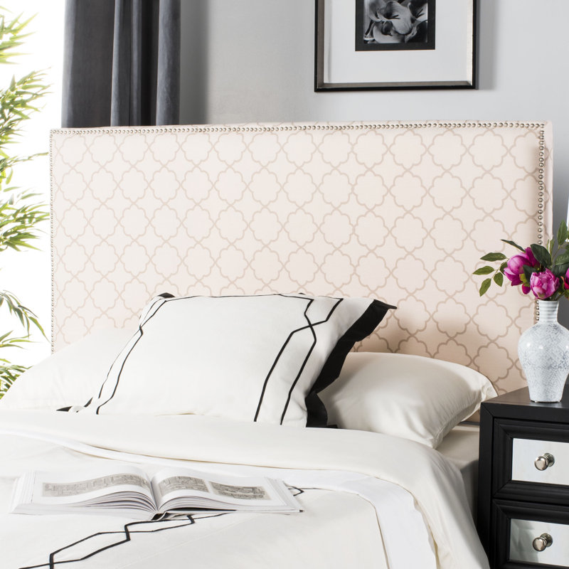 Farringdon Upholstered Cotton Blend Panel Headboard
