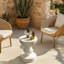 Cristiona Round Concrete Outdoor Side Table , 13.97cm cm W 13.97cm cm D