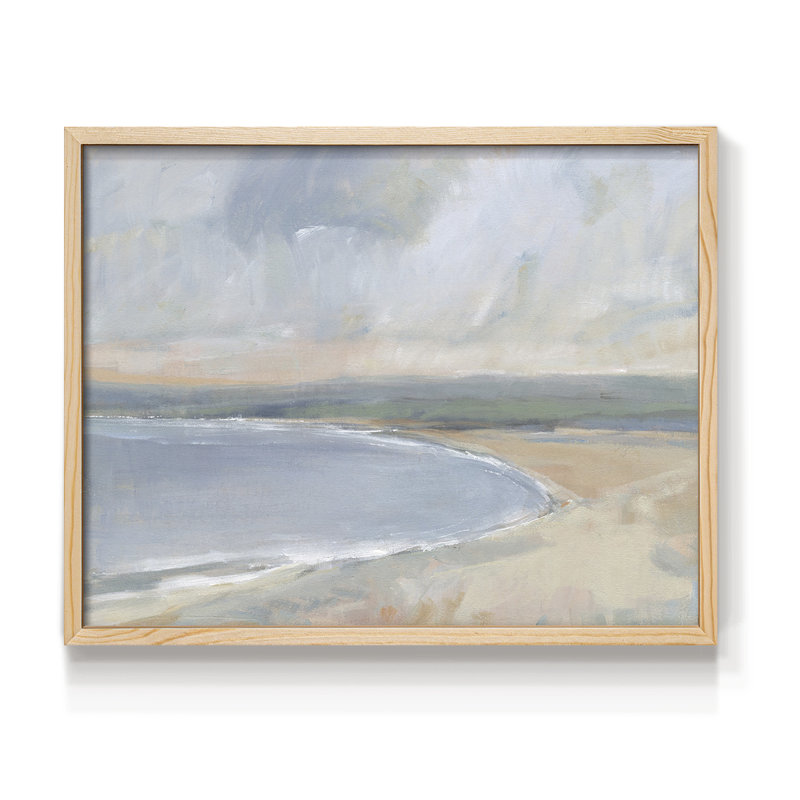 Coastal Study II -Framed Print - Restickable, H 8 po x l 10 po, Naturel