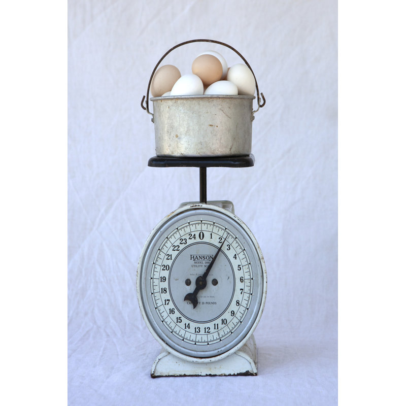 Eggs On Scale by Tania Soderman - Wrapped Canvas Print, 46cm H x 30cm W