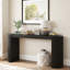 Console avec rayures verticales uniques et design incurvé -761600805