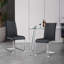 Chaise d'appoint en similicuir