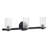 Avalyn 24-inch 3-light Matte Black Vanity Light with Clear Ribbed Glass Shades-1310635980-1310635978