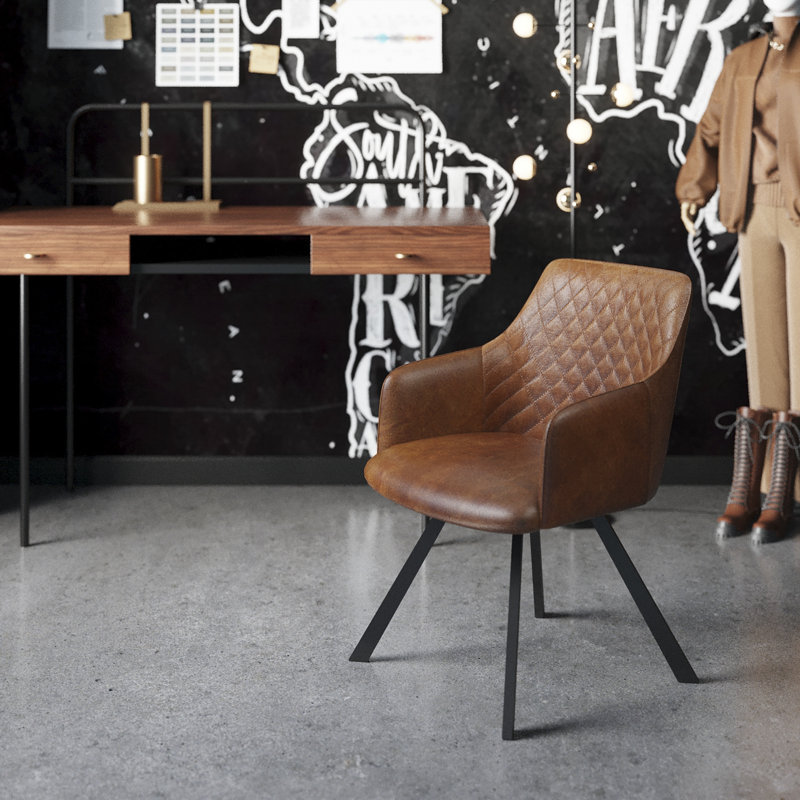 Coco Upholstered Dining Chair, Brown