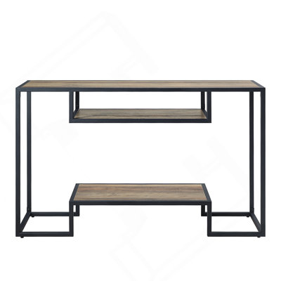 Console 2 tablettes de rangement incluses